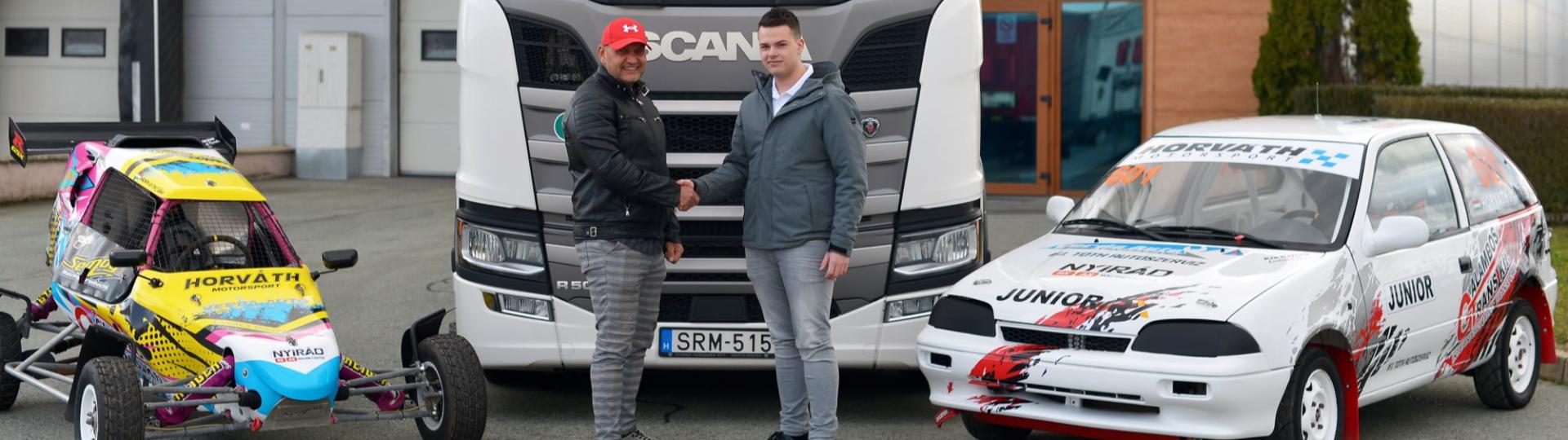 A Galambos Trans Kft. tmogatja Horvth Olivr raliversenyzt